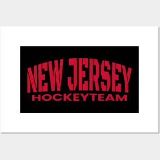 hockeyteam new jersey Posters and Art